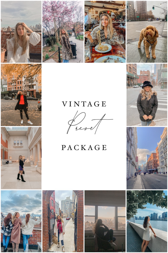 Vintage Lightroom Preset Package